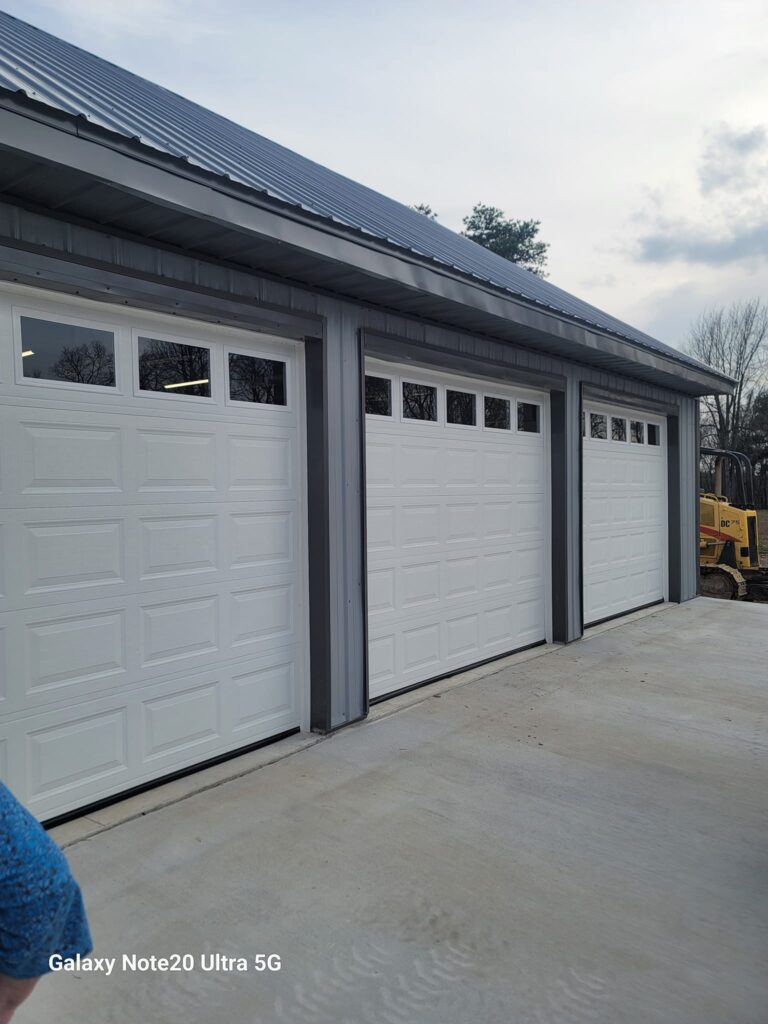 Garage door replaced by Handy Dan.